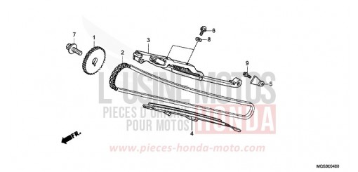 CATENA DISTRIBUZIONE/TENDICATENA NC700XDD di 2013